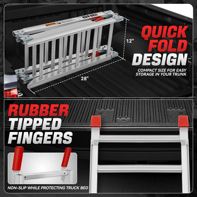 Aluminium Dual Folding Ramp <br> 78 L in. x 12 W in.