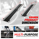 Portable Folding Aluminum Alloy Wheelchair Ramp <br> Adjustable Length from 41.4 in. to 72 in.