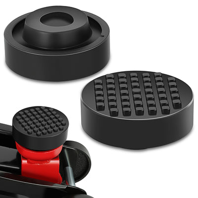 2PCS 4T 2.48 in. Rubber Floor Jack Pads <br> Dimension: 1.08 in. H X 2.48 in. Diameter