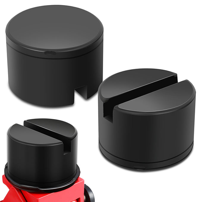 2PCS 4T 2.97 in. Rubber Floor Jack Pads <br> Dimension: 1.98 in. H X 2.97 in. Diameter