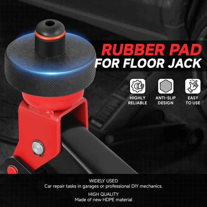 4PCS 3 in.Rubber Floor Jack Pads <br> 16-24 Tesla Model 3, Y, S, X