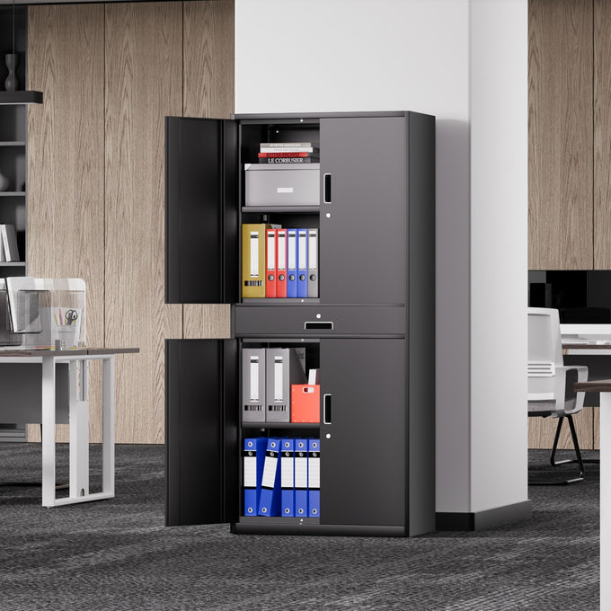 Metal Storage Cabinets[A Variety Of Color Options] <br> 70.87 H×31.5 W×15.7 in. D