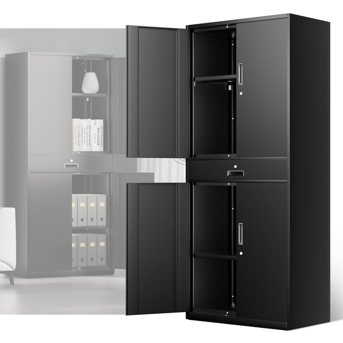Metal Storage Cabinets[A Variety Of Color Options] <br> 70.87 H×31.5 W×15.7 in. D