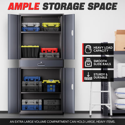 Metal Storage Cabinets[A Variety Of Color Options] <br> 70.87 H×31.5 W×15.7 in. D