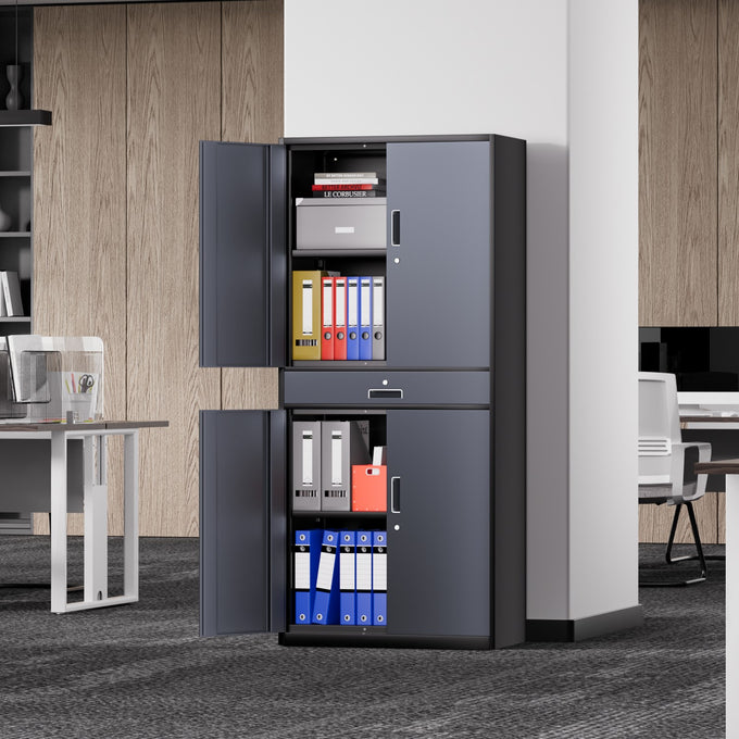 Metal Storage Cabinets[A Variety Of Color Options] <br> 70.87 H×31.5 W×15.7 in. D