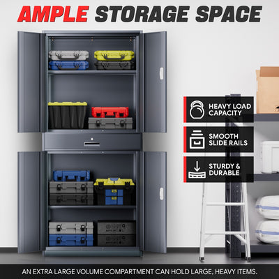 Metal Storage Cabinets[A Variety Of Color Options] <br> 70.87 H×31.5 W×15.7 in. D