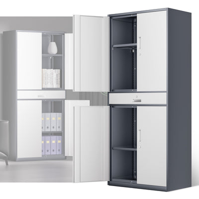 Metal Storage Cabinets[A Variety Of Color Options] <br> 70.87 H×31.5 W×15.7 in. D