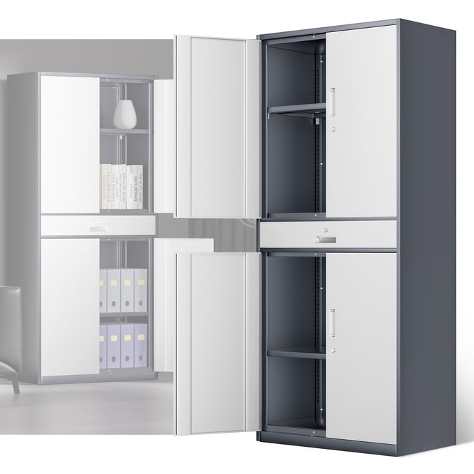 Metal Storage Cabinets[A Variety Of Color Options] <br> 70.87 H×31.5 W×15.7 in. D