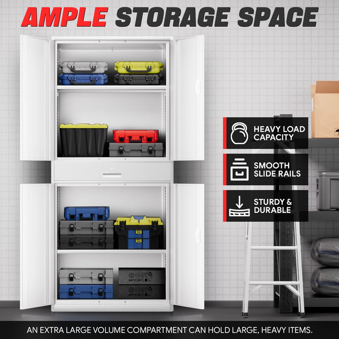 Metal Storage Cabinets[A Variety Of Color Options] <br> 70.87 H×31.5 W×15.7 in. D