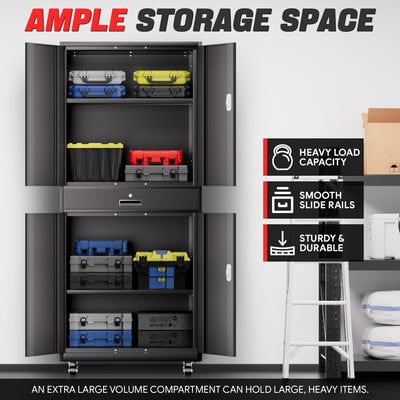 Metal Storage Cabinets[A Variety Of Color Options] <br> 15.71 D x 31.5 W x 72.56 in. H