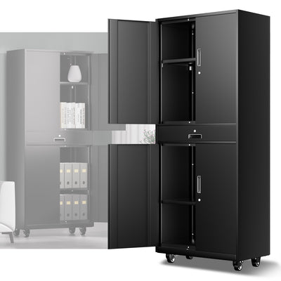Metal Storage Cabinets[A Variety Of Color Options] <br> 15.71 D x 31.5 W x 72.56 in. H