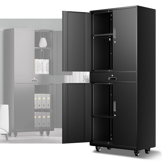 Metal Storage Cabinets[A Variety Of Color Options] <br> 15.71 D x 31.5 W x 72.56 in. H