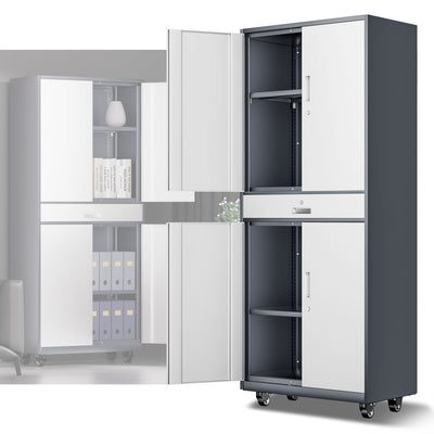 Metal Storage Cabinets[A Variety Of Color Options] <br> 15.71 D x 31.5 W x 72.56 in. H