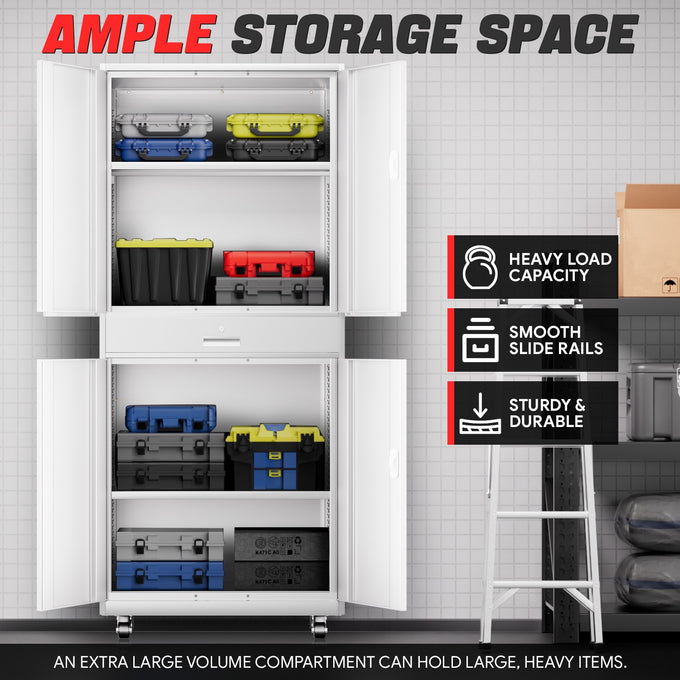 Metal Storage Cabinets[A Variety Of Color Options] <br> 15.71 D x 31.5 W x 72.56 in. H