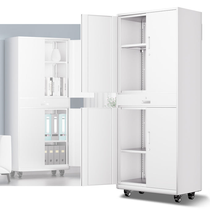 Metal Storage Cabinets[A Variety Of Color Options] <br> 15.71 D x 31.5 W x 72.56 in. H