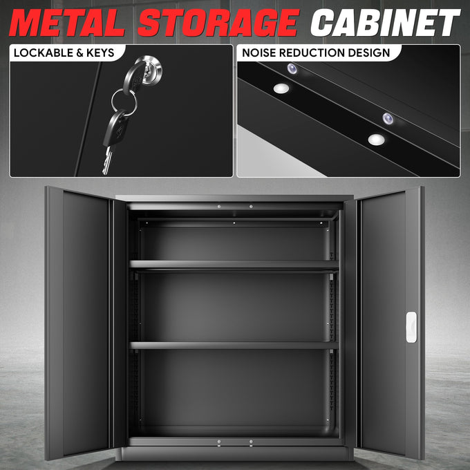Metal Storage Cabinets[A Variety Of Color Options] <br> 15.75 D x 31.5 W x 36.02 in. H
