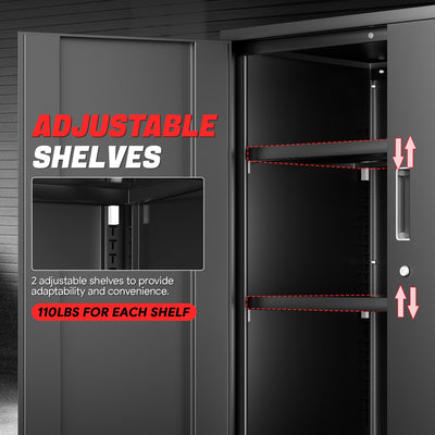 Metal Storage Cabinets[A Variety Of Color Options] <br> 15.75 D x 31.5 W x 36.02 in. H