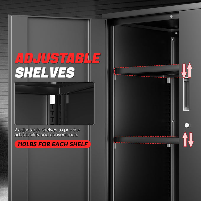 Metal Storage Cabinets[A Variety Of Color Options] <br> 15.75 D x 31.5 W x 36.02 in. H