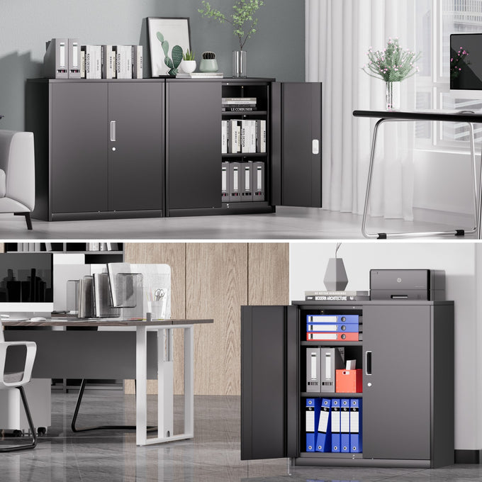 Metal Storage Cabinets[A Variety Of Color Options] <br> 15.75 D x 31.5 W x 36.02 in. H