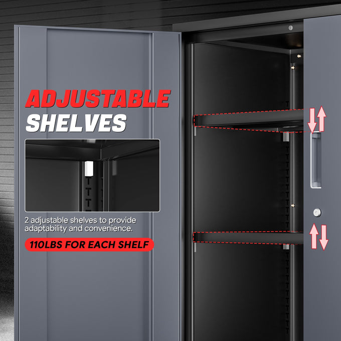 Metal Storage Cabinets[A Variety Of Color Options] <br> 15.75 D x 31.5 W x 36.02 in. H
