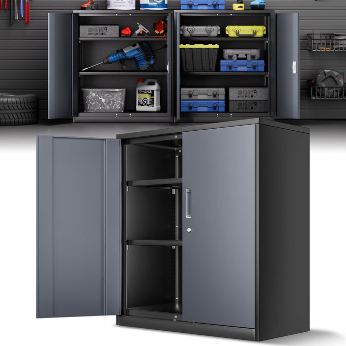 Metal Storage Cabinets[A Variety Of Color Options] <br> 15.75 D x 31.5 W x 36.02 in. H
