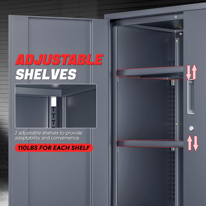Metal Storage Cabinets[A Variety Of Color Options] <br> 15.75 D x 31.5 W x 36.02 in. H