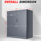Metal Storage Cabinets[A Variety Of Color Options] <br> 15.75 D x 31.5 W x 36.02 in. H
