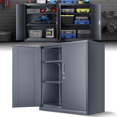 Metal Storage Cabinets[A Variety Of Color Options] <br> 15.75 D x 31.5 W x 36.02 in. H