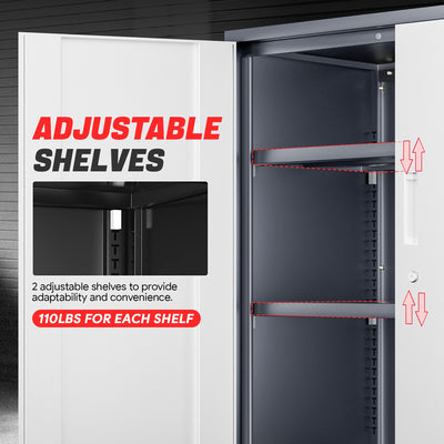 Metal Storage Cabinets[A Variety Of Color Options] <br> 15.75 D x 31.5 W x 36.02 in. H