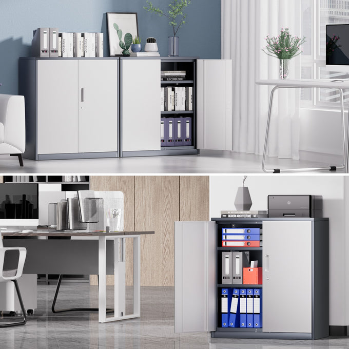 Metal Storage Cabinets[A Variety Of Color Options] <br> 15.75 D x 31.5 W x 36.02 in. H