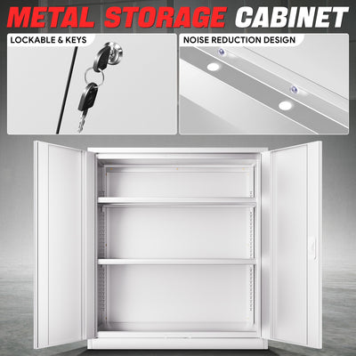 Metal Storage Cabinets[A Variety Of Color Options] <br> 15.75 D x 31.5 W x 36.02 in. H