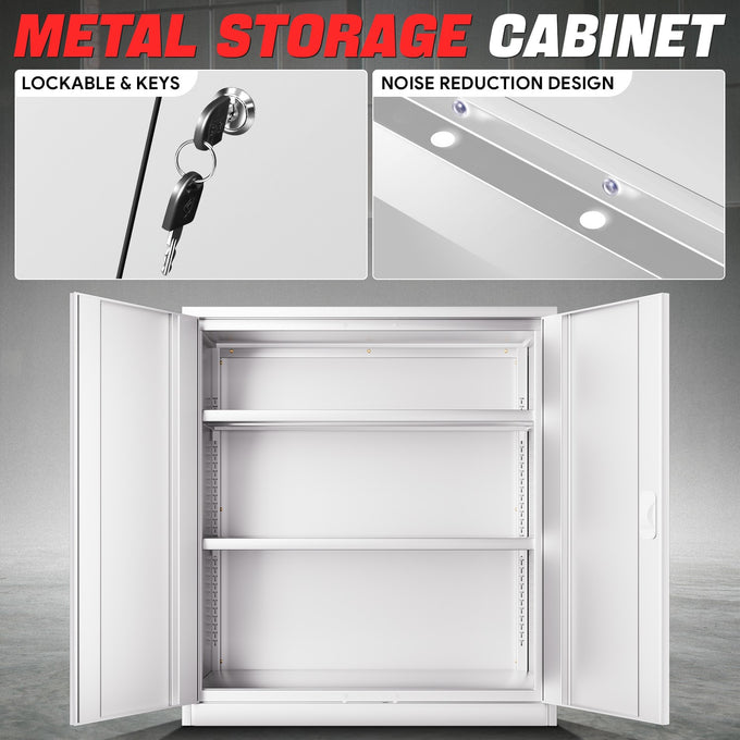 Metal Storage Cabinets[A Variety Of Color Options] <br> 15.75 D x 31.5 W x 36.02 in. H