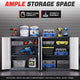 Metal Storage Cabinets[A Variety Of Color Options] <br> 15.75 D x 31.5 W x 36.02 in. H