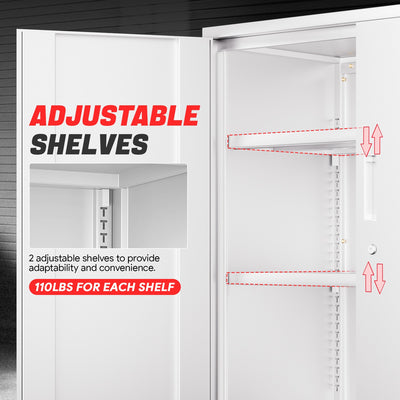 Metal Storage Cabinets[A Variety Of Color Options] <br> 15.75 D x 31.5 W x 36.02 in. H