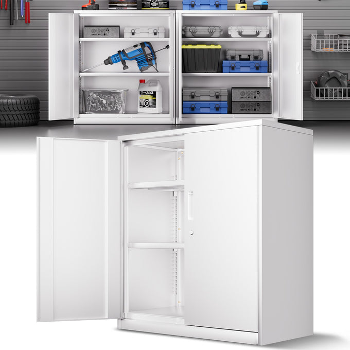 Metal Storage Cabinets[A Variety Of Color Options] <br> 15.75 D x 31.5 W x 36.02 in. H