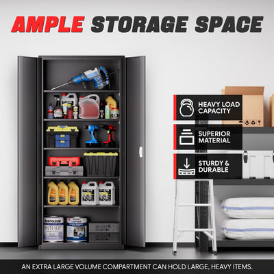 Metal Storage Cabinets[A Variety Of Color Options] <br> 15.71 D x 31.5 W x 70.87  in. H