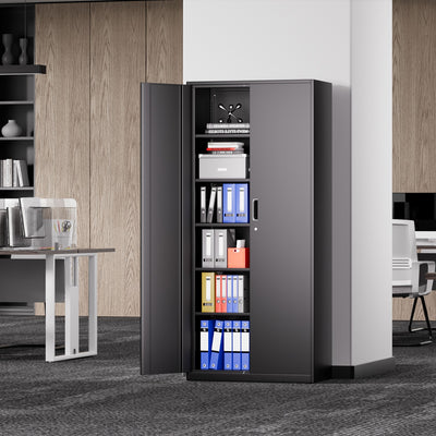 Metal Storage Cabinets[A Variety Of Color Options] <br> 15.71 D x 31.5 W x 70.87  in. H