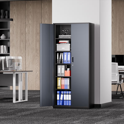 Metal Storage Cabinets[A Variety Of Color Options] <br> 15.71 D x 31.5 W x 70.87  in. H
