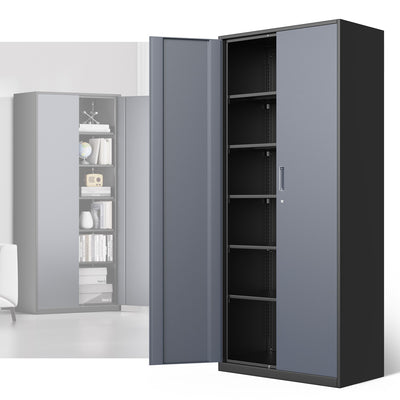 Metal Storage Cabinets[A Variety Of Color Options] <br> 15.71 D x 31.5 W x 70.87  in. H
