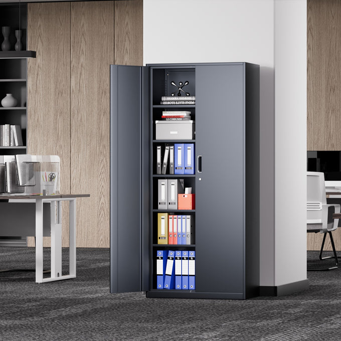 Metal Storage Cabinets[A Variety Of Color Options] <br> 15.71 D x 31.5 W x 70.87  in. H