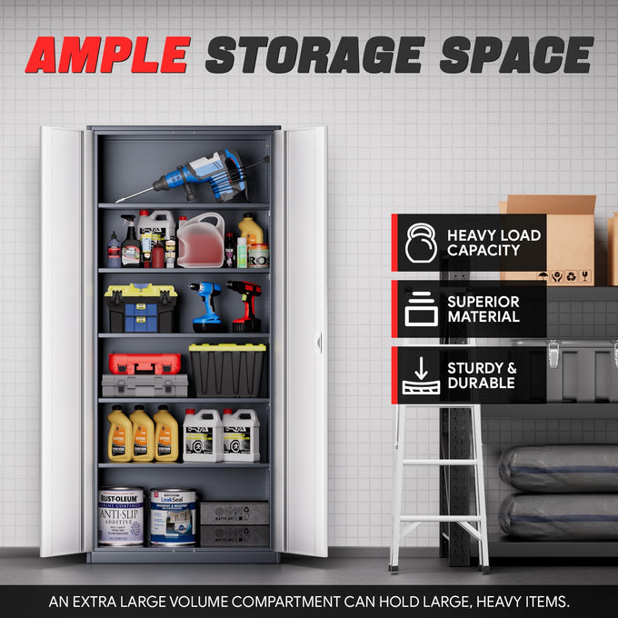 Metal Storage Cabinets[A Variety Of Color Options] <br> 15.71 D x 31.5 W x 70.87  in. H