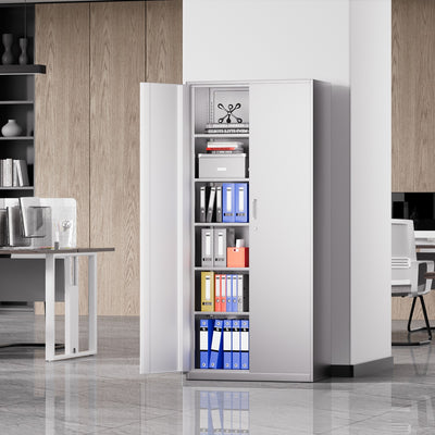 Metal Storage Cabinets[A Variety Of Color Options] <br> 15.71 D x 31.5 W x 70.87  in. H