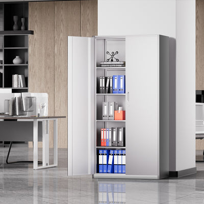 Metal Storage Cabinets[A Variety Of Color Options] <br> 72 H X 35.4 W X 17.7 in. D