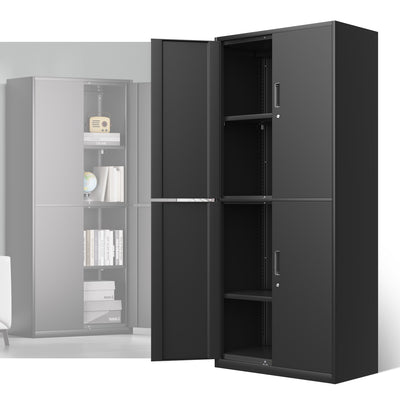 Metal Storage Cabinets[A Variety Of Color Options] <br> 70.87 H X 31.5 W X 15.7 in.D