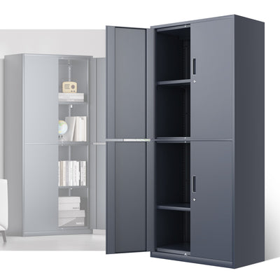 Metal Storage Cabinets[A Variety Of Color Options] <br> 70.87 H X 31.5 W X 15.7 in.D