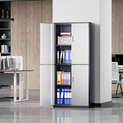 Metal Storage Cabinets[A Variety Of Color Options] <br> 70.87 H X 31.5 W X 15.7 in.D