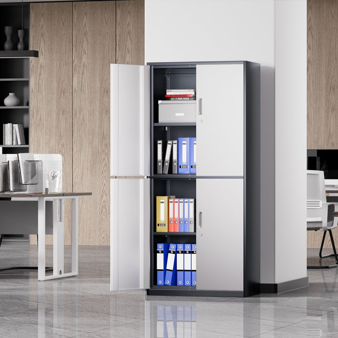 Metal Storage Cabinets[A Variety Of Color Options] <br> 70.87 H X 31.5 W X 15.7 in.D