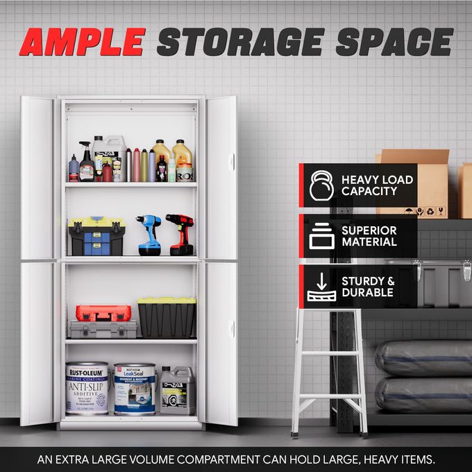 Metal Storage Cabinets[A Variety Of Color Options] <br> 70.87 H X 31.5 W X 15.7 in.D