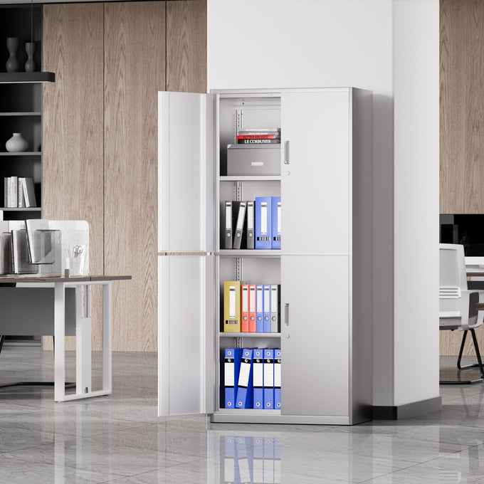 Metal Storage Cabinets[A Variety Of Color Options] <br> 70.87 H X 31.5 W X 15.7 in.D