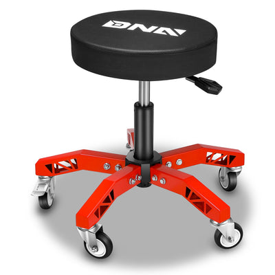 Adjustable Height Rolling Seat, 300 lbs Capacity <br> Dimension (in.): 21.2 W X 21.2 D X 18.5 - 23.5 H
